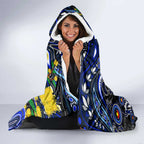 NAIDOC Week 2025 Bulldogs Rugby Hooded Blanket Aboriginal Dot Painting