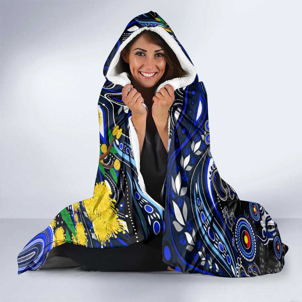 NAIDOC Week 2025 Bulldogs Rugby Hooded Blanket Aboriginal Dot Painting