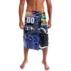 Personalised NAIDOC Week 2025 Bulldogs Rugby Lavalava Aboriginal Dot Painting