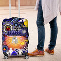 NAIDOC Week 2025 Bulldogs Rugby Luggage Cover Aboriginal Dot Painting