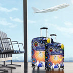 NAIDOC Week 2025 Bulldogs Rugby Luggage Cover Aboriginal Dot Painting
