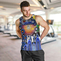 Personalised NAIDOC Week 2025 Bulldogs Rugby Men Tank Top Aboriginal Dot Painting