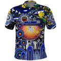 Personalised NAIDOC Week 2025 Bulldogs Rugby Polo Shirt Aboriginal Dot Painting