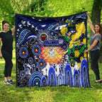 NAIDOC Week 2025 Bulldogs Rugby Quilt Aboriginal Dot Painting