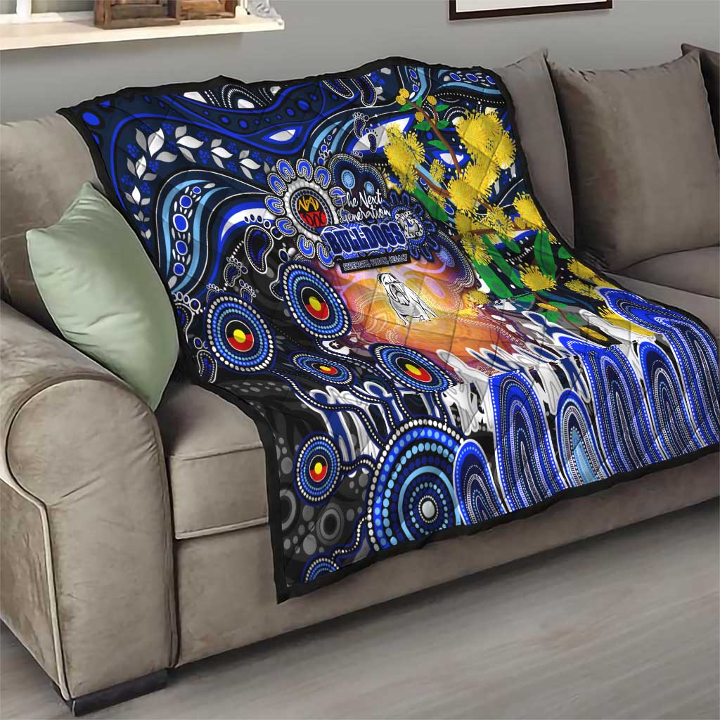NAIDOC Week 2025 Bulldogs Rugby Quilt Aboriginal Dot Painting