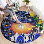 NAIDOC Week 2025 Bulldogs Rugby Round Carpet Aboriginal Dot Painting