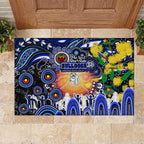 NAIDOC Week 2025 Bulldogs Rugby Rubber Doormat Aboriginal Dot Painting