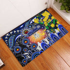 NAIDOC Week 2025 Bulldogs Rugby Rubber Doormat Aboriginal Dot Painting
