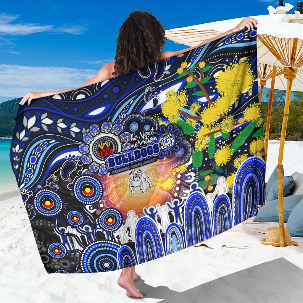 NAIDOC Week 2025 Bulldogs Rugby Sarong Aboriginal Dot Painting