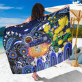 NAIDOC Week 2025 Bulldogs Rugby Sarong Aboriginal Dot Painting