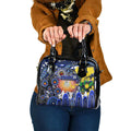 NAIDOC Week 2025 Bulldogs Rugby Shoulder Handbag Aboriginal Dot Painting