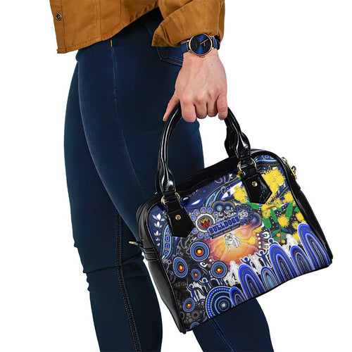 NAIDOC Week 2025 Bulldogs Rugby Shoulder Handbag Aboriginal Dot Painting