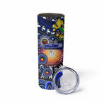 NAIDOC Week 2025 Bulldogs Rugby Skinny Tumbler Aboriginal Dot Painting