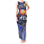 Personalised NAIDOC Week 2025 Bulldogs Rugby Tank Maxi Dress Aboriginal Dot Painting