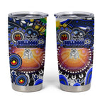 NAIDOC Week 2025 Bulldogs Rugby Tumbler Cup Aboriginal Dot Painting