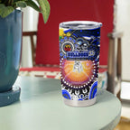 NAIDOC Week 2025 Bulldogs Rugby Tumbler Cup Aboriginal Dot Painting