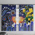 NAIDOC Week 2025 Bulldogs Rugby Window Curtain Aboriginal Dot Painting
