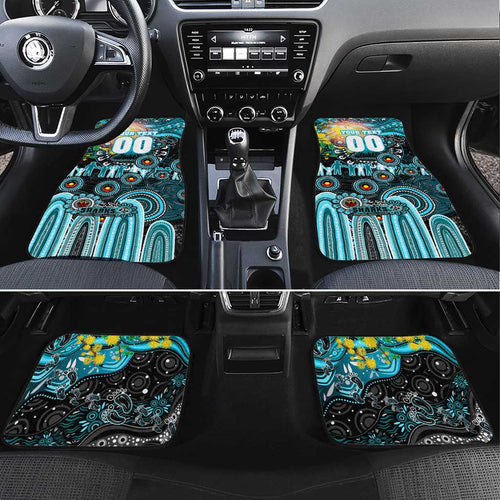 NAIDOC Week 2025 Sharks Rugby Car Mats Aboriginal Dot Painting