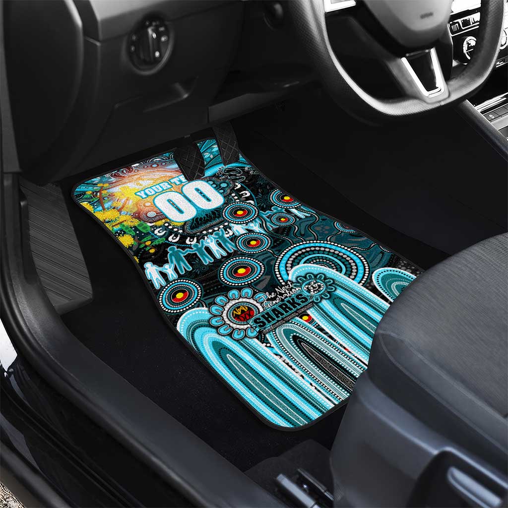 NAIDOC Week 2025 Sharks Rugby Car Mats Aboriginal Dot Painting