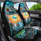 NAIDOC Week 2025 Sharks Rugby Car Seat Cover Aboriginal Dot Painting