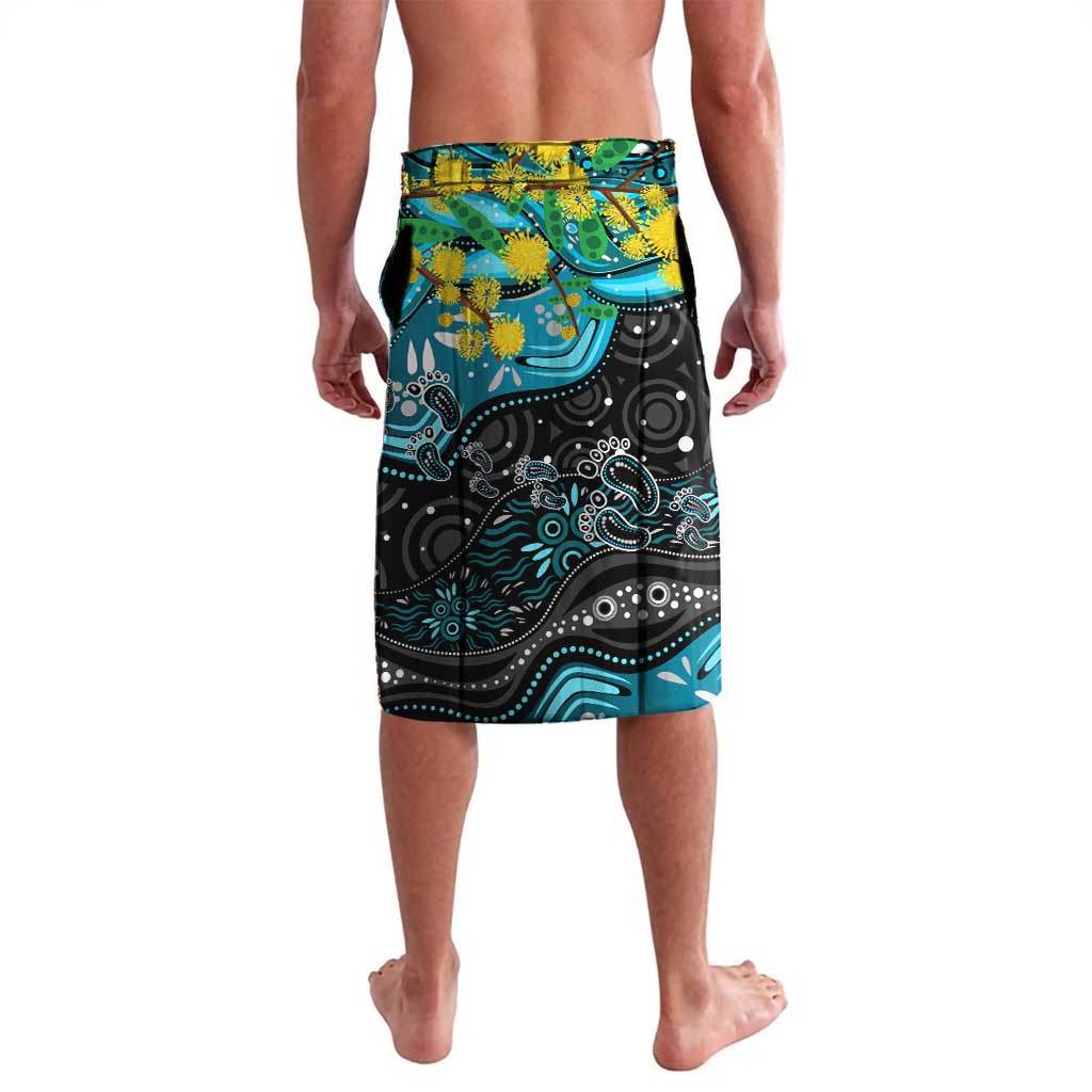 Personalised NAIDOC Week 2025 Sharks Rugby Lavalava Aboriginal Dot Painting