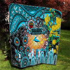 NAIDOC Week 2025 Sharks Rugby Quilt Aboriginal Dot Painting