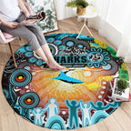 NAIDOC Week 2025 Sharks Rugby Round Carpet Aboriginal Dot Painting
