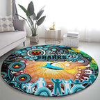 NAIDOC Week 2025 Sharks Rugby Round Carpet Aboriginal Dot Painting
