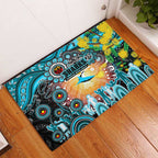 NAIDOC Week 2025 Sharks Rugby Rubber Doormat Aboriginal Dot Painting