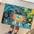 NAIDOC Week 2025 Sharks Rugby Rubber Doormat Aboriginal Dot Painting