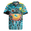 Personalised NAIDOC Week 2025 Sharks Rugby Rugby Jersey Aboriginal Dot Painting
