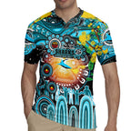 Personalised NAIDOC Week 2025 Sharks Rugby Rugby Jersey Aboriginal Dot Painting