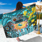 NAIDOC Week 2025 Sharks Rugby Sarong Aboriginal Dot Painting