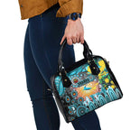 NAIDOC Week 2025 Sharks Rugby Shoulder Handbag Aboriginal Dot Painting