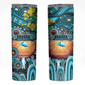 NAIDOC Week 2025 Sharks Rugby Skinny Tumbler Aboriginal Dot Painting