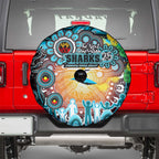 NAIDOC Week 2025 Sharks Rugby Spare Tire Cover Aboriginal Dot Painting