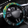 NAIDOC Week 2025 Sharks Rugby Steering Wheel Cover Aboriginal Dot Painting