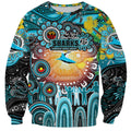 Personalised NAIDOC Week 2025 Sharks Rugby Sweatshirt Aboriginal Dot Painting