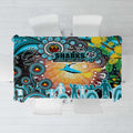 NAIDOC Week 2025 Sharks Rugby Tablecloth Aboriginal Dot Painting
