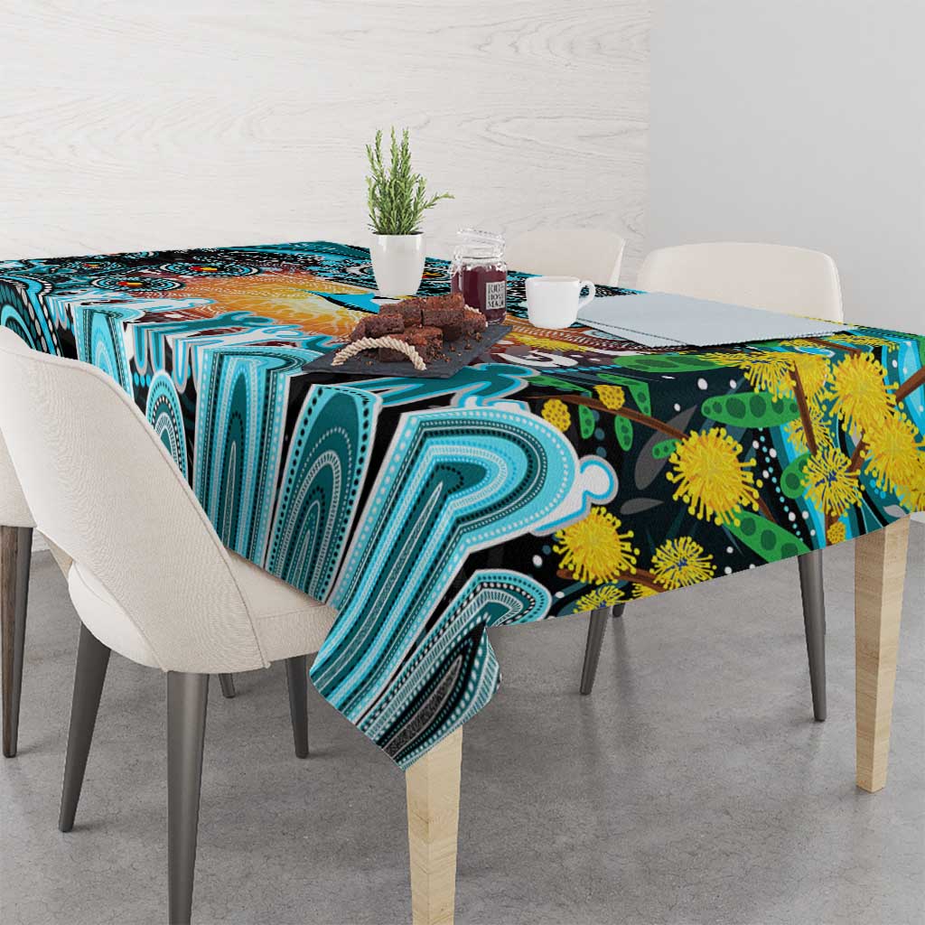 NAIDOC Week 2025 Sharks Rugby Tablecloth Aboriginal Dot Painting
