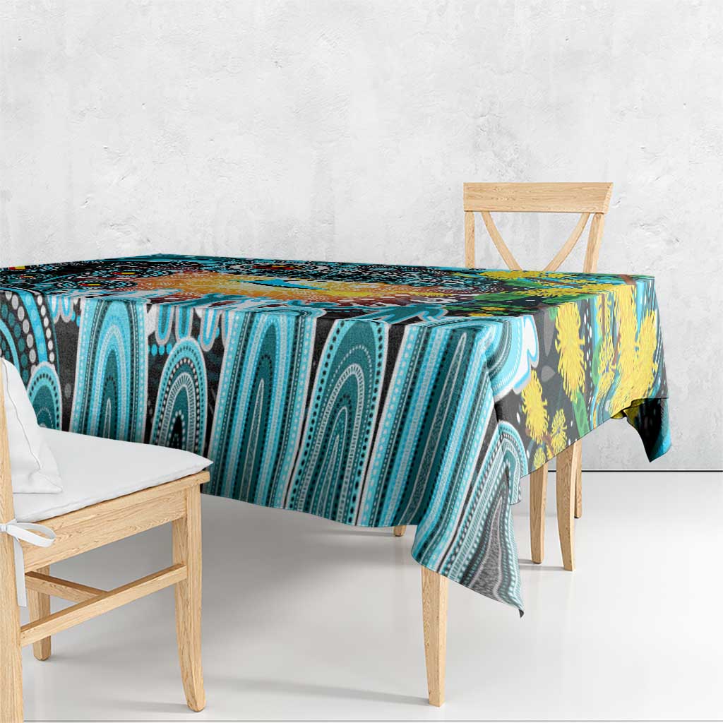 NAIDOC Week 2025 Sharks Rugby Tablecloth Aboriginal Dot Painting