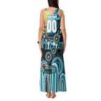 Personalised NAIDOC Week 2025 Sharks Rugby Tank Maxi Dress Aboriginal Dot Painting