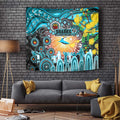 NAIDOC Week 2025 Sharks Rugby Tapestry Aboriginal Dot Painting
