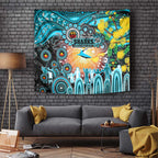 NAIDOC Week 2025 Sharks Rugby Tapestry Aboriginal Dot Painting