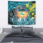 NAIDOC Week 2025 Sharks Rugby Tapestry Aboriginal Dot Painting