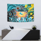 NAIDOC Week 2025 Sharks Rugby Tapestry Aboriginal Dot Painting