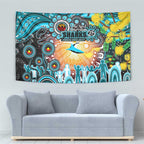 NAIDOC Week 2025 Sharks Rugby Tapestry Aboriginal Dot Painting