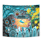 NAIDOC Week 2025 Sharks Rugby Tapestry Aboriginal Dot Painting