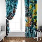 NAIDOC Week 2025 Sharks Rugby Window Curtain Aboriginal Dot Painting