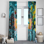 NAIDOC Week 2025 Sharks Rugby Window Curtain Aboriginal Dot Painting